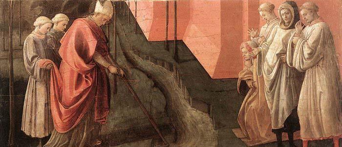 Fra Filippo Lippi St Fredianus Diverts the River Serchio